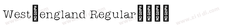 West_england Regular字体转换
